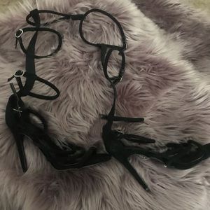 black high heels size 8